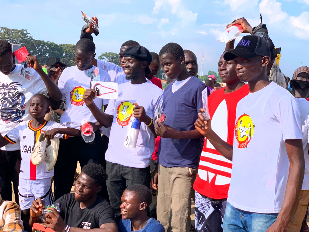 Skateboard event in Gulu