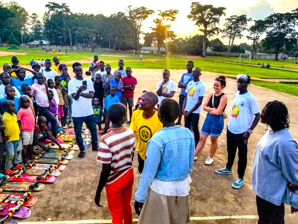 Skate visit to Gulu